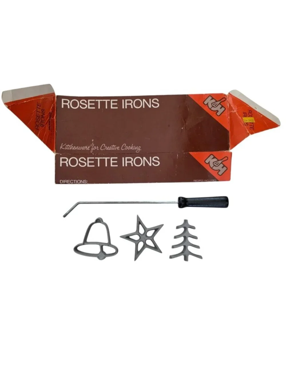 Kalkus Hirco Rosette Irons Christmas Tree Star Bell